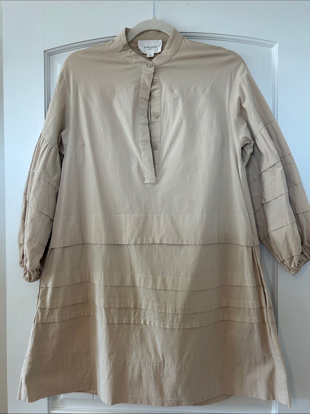 Tuckernuck Pomander Place Chelsea Dress Puff Long Sleeve - Picture 5 of 9